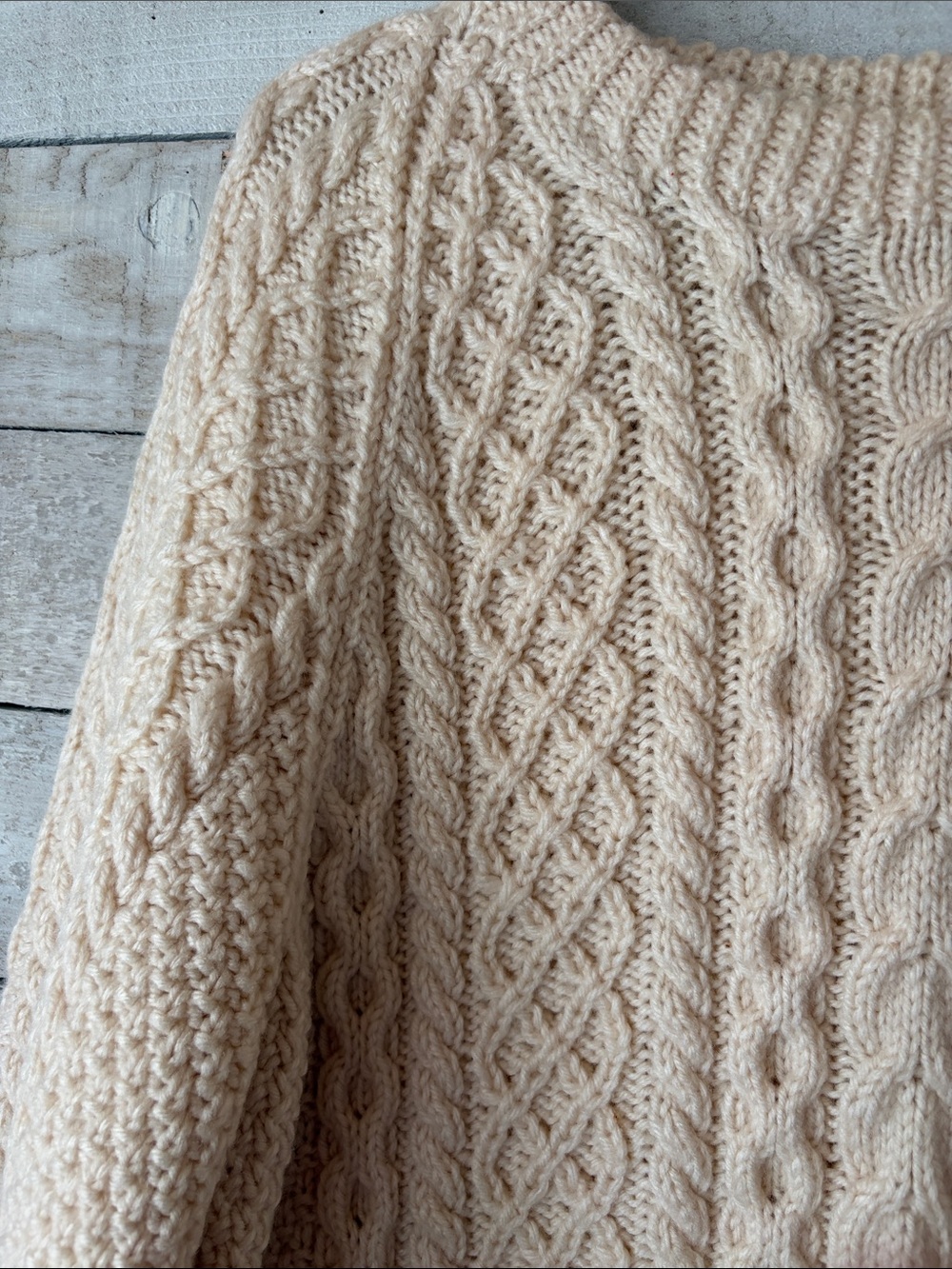 Traditional Fisherman Knit Sweater– A Story Told in Stitches - Picture 5 of 9